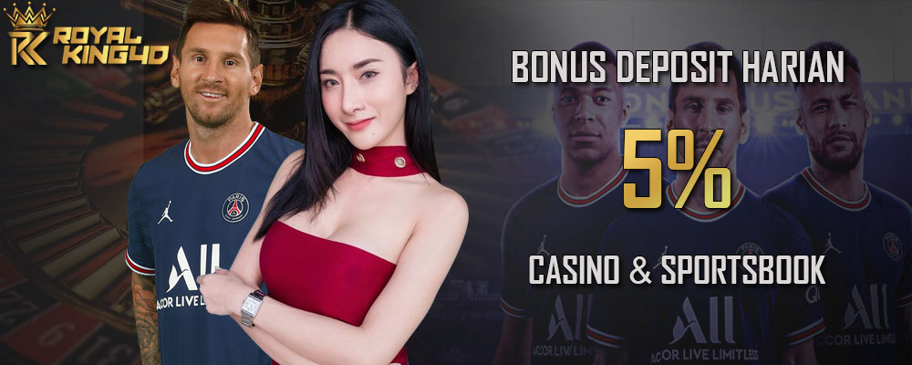 Bonus Deposit Harian 5% Sportsbook & Live Kartu